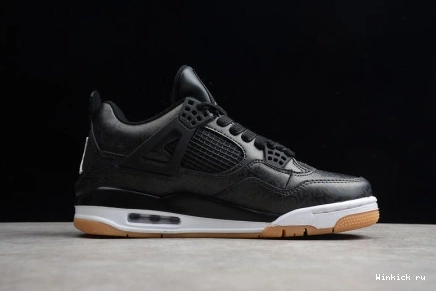 LASER JORDAN AIR 4 GUM BLACK SE 0804